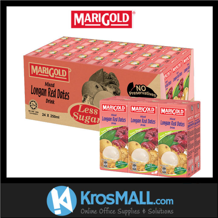 Marigold Asian Drink Less Sugar X Ml Mixed Longan Red Dates