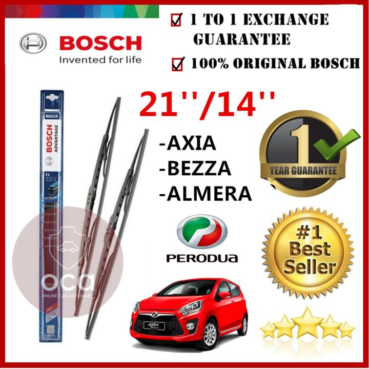 Perodua Axia Bosch Advantage Wiper Blade Set Compatible Only With