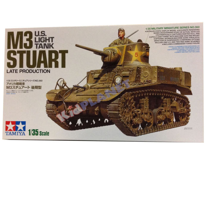 Tamiya Model Us Light Tank M Stuart Late Production