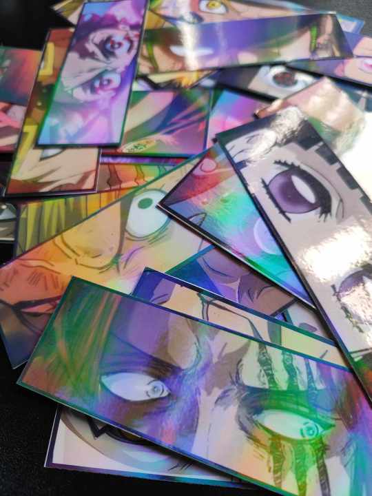 Holographic Eye Slap Anime Water Proof Vinyl Stickers One Piece