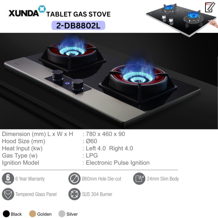 Xunda Db L Kw Double Sus Burner Electronic Pulse Ignition