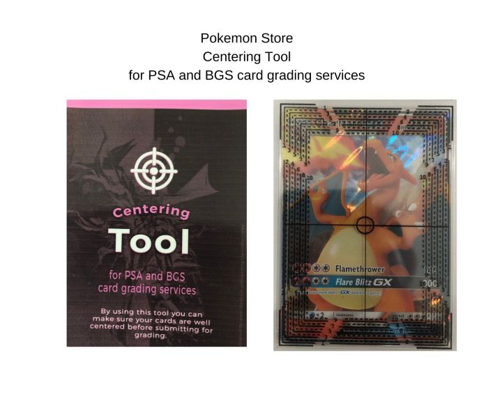 Centering Tool For PSA And BGS Card Grading Services Lazada PH