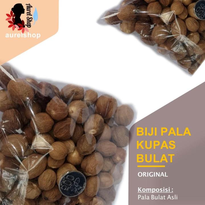 Biji Pala Kupas Bulat Nutmeg Seeds 1 Kg Lazada Indonesia