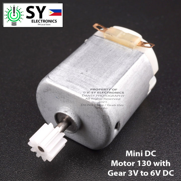 Dc Motor With Gear Coupler Mini Dc Motor V To V Dc Geared V V