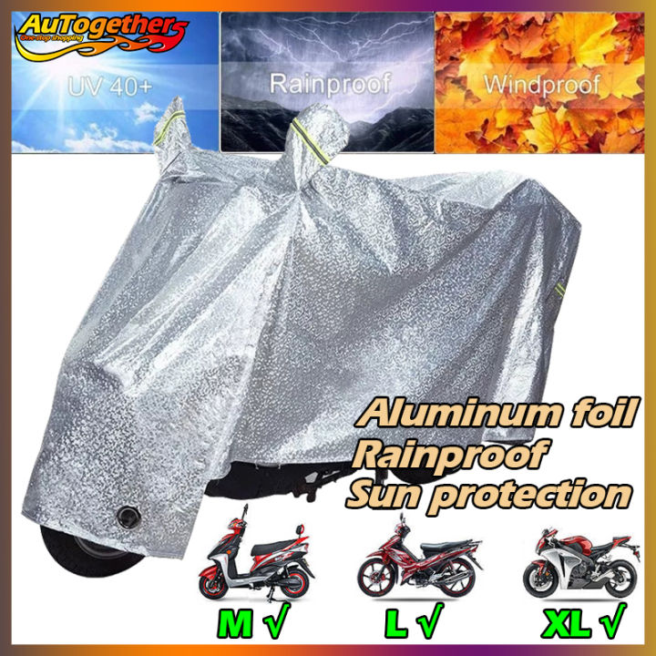 Rainproof Waterproof Motorcycle Cover Foldable Scooter Electric Bicycle