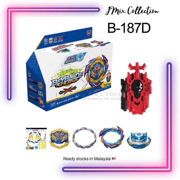 Beyblade Kit Burst Db Starter B Savior Valkyrie Sh B Launcher