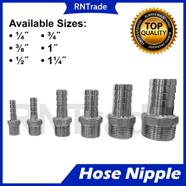 Hose Barb Nipple Multipurpose Air Water Chemical Barbed Nipples