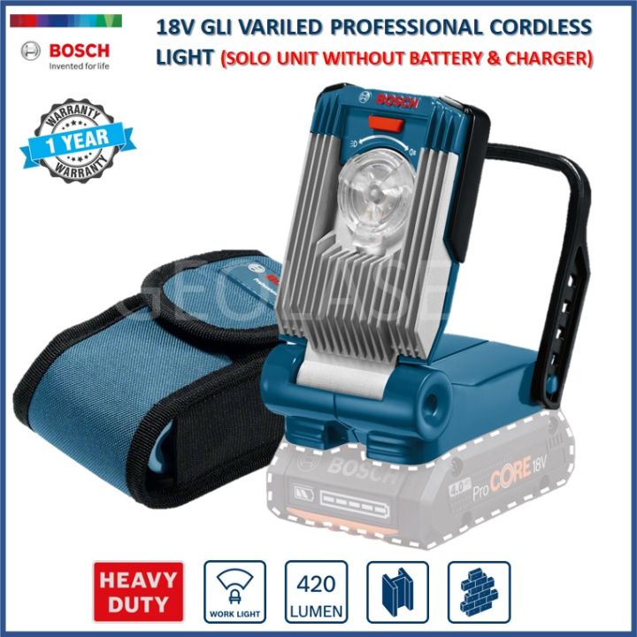 Bosch V Gli Li Gli Variled Cordless Led Work Light Jobsite Lamp