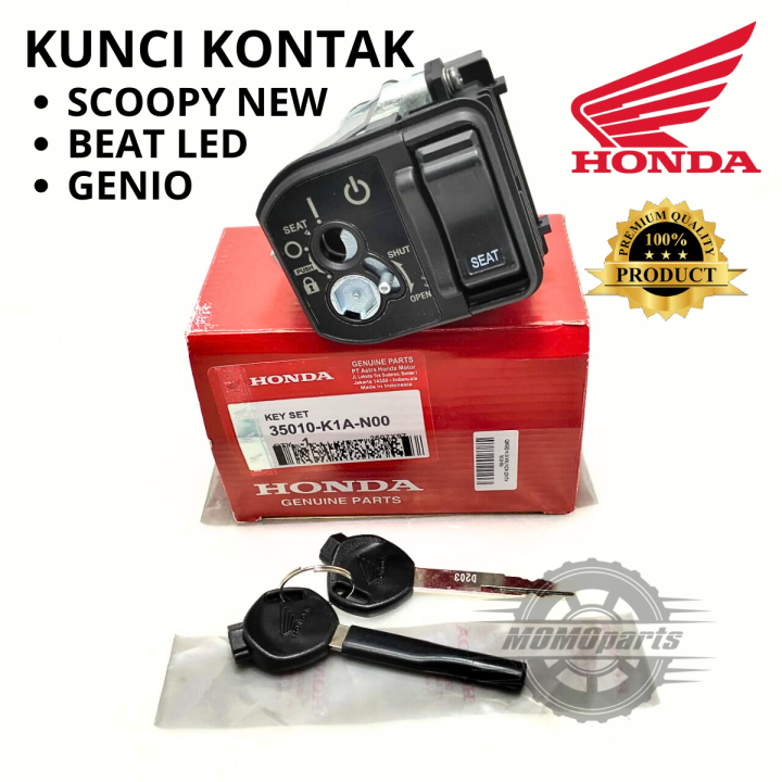 Original Kunci Kontak Assy Key Set Plus Tombol Jok Honda K A Vario