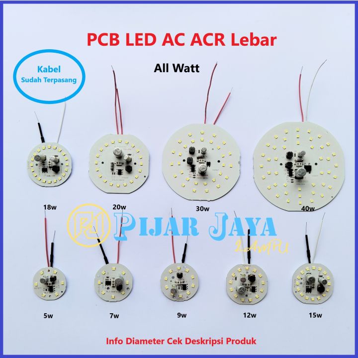 Mesin Lampu Led Pcb Led Ac Modul Mata Led Dob Berbagai Watt Lengkap