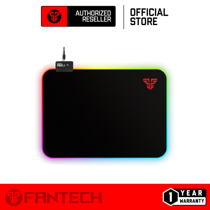 Fantech Mpr S Firefly Soft Cloth Rgb Mouse Pad Lazada