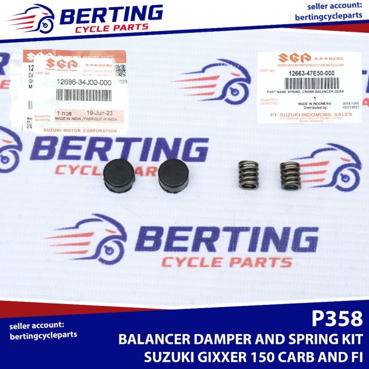 Sgp Balancer Damper And Spring Kit Suzuki Gixxer Carb And Fi