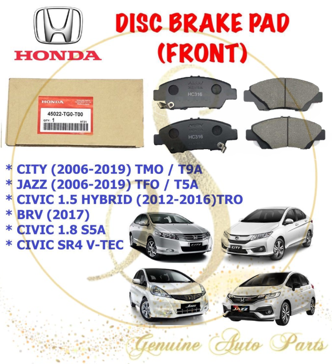 HONDA CITY TMO T9A JAZZ TFO T5A 2006 2019 CIVIC TRO 1 5 HYBRID 2013