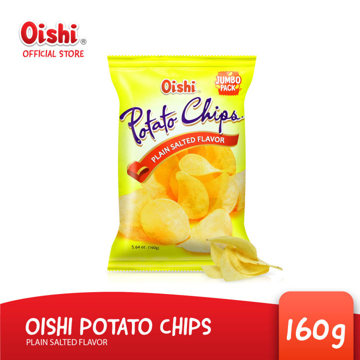 Oishi Potato Chips Plain Salted 160g Lazada PH