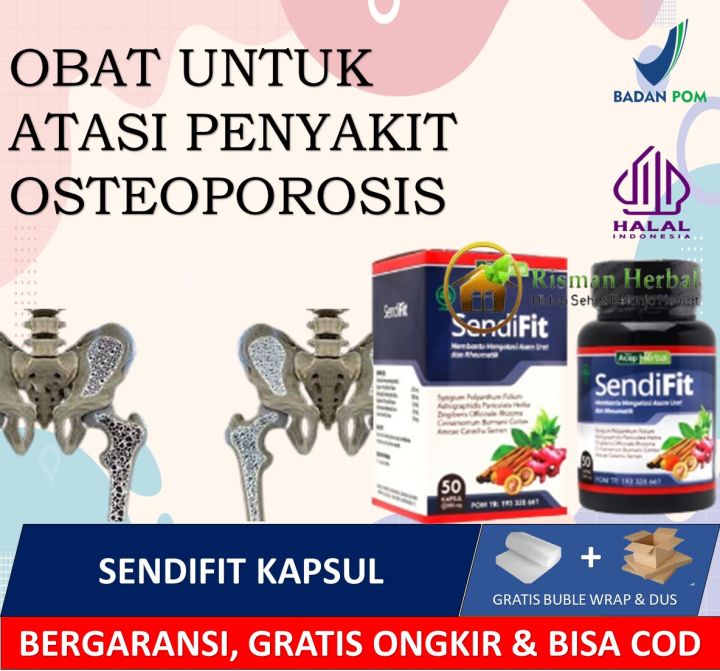 Obat Osteoporosis Obat Tulang Keropos Vitamin Untuk Tulang Dan Sendi