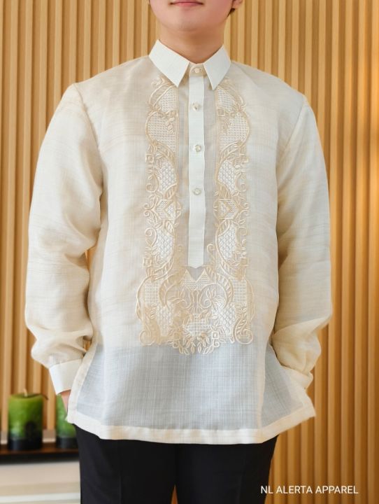 Barong Tagalog Pinya Cocoon For Men Lazada Ph