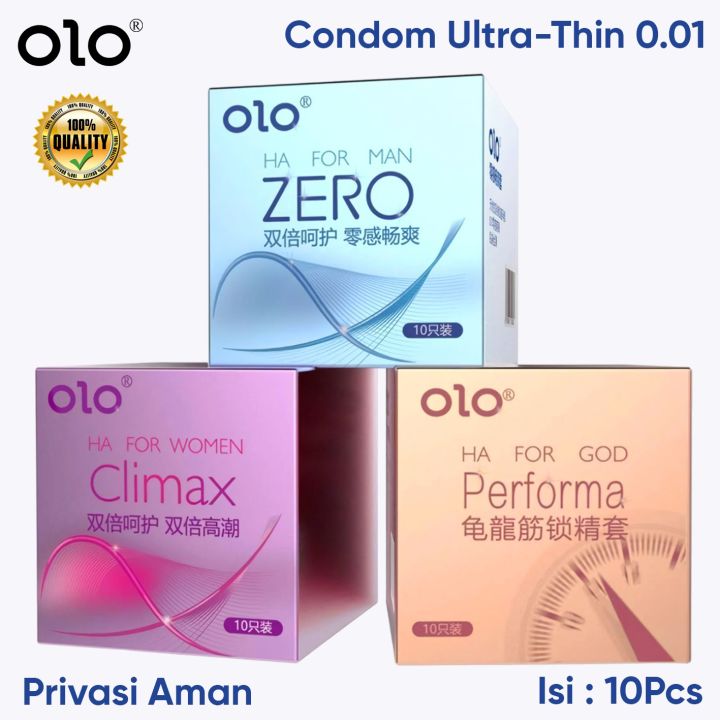 Condom Olo Ultrathin Series Perfoma Climax Zero Kondom Olo Original