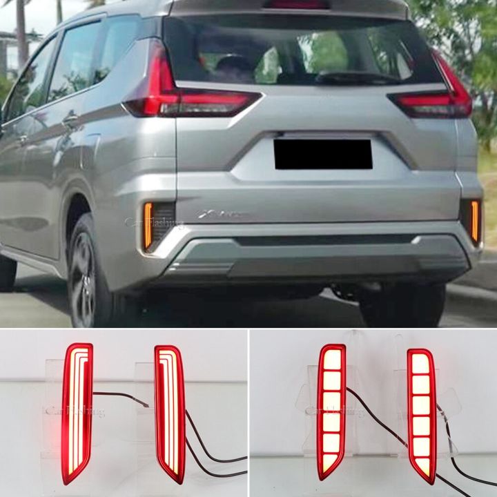 Led Rear Bumper Reflector Tail Brake Light For Mitsubishi Xpander