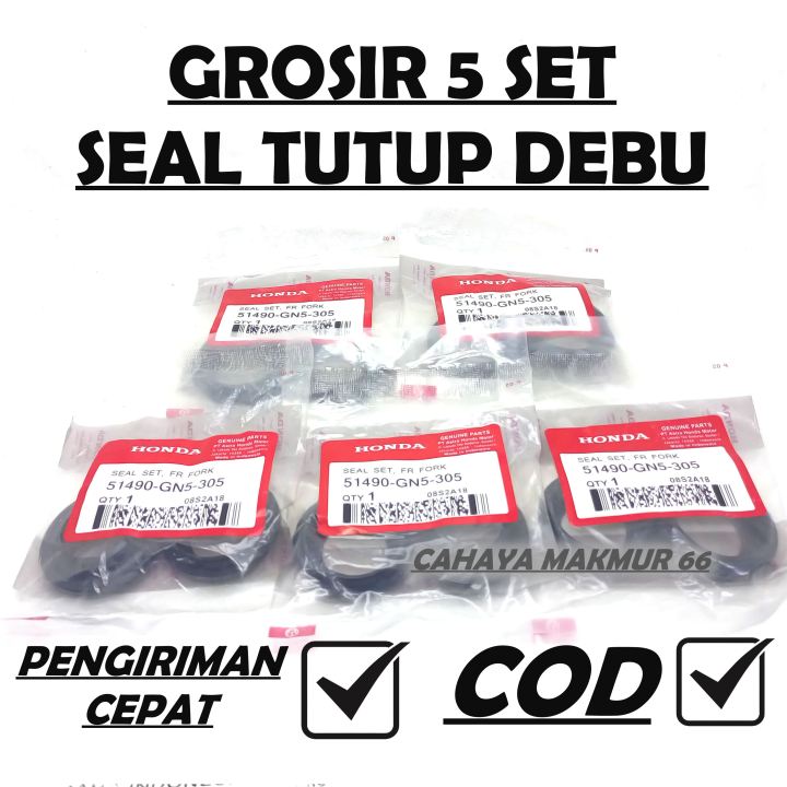 Grosir Set Seal Shok Tutup Debu Grand Gn Beat Supra Scoopy