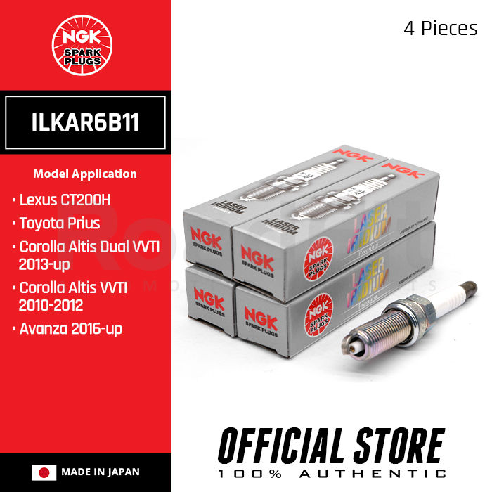 NGK ILKAR6B 11 Laser Iridium Spark Plugs For Lexus Toyota Avanza