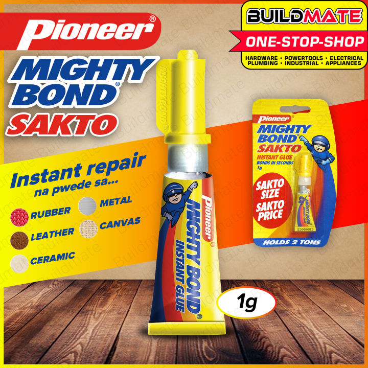 PIONEER Mighty Bond 1G Sakto Sakto Strip SOLD PER PIECE Instant Glue