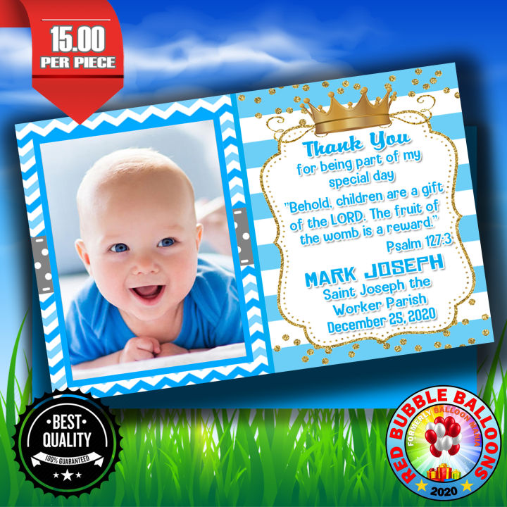 Royal Prince Ref Magnet For Birthday Christening Baptismal And