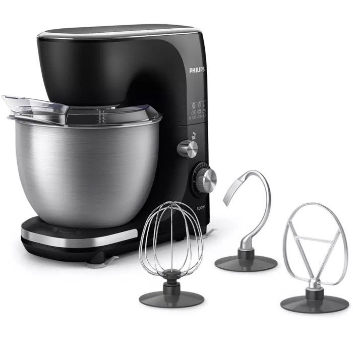 Philips Hr Stand Mixer Liter Kecepatan Watt Black