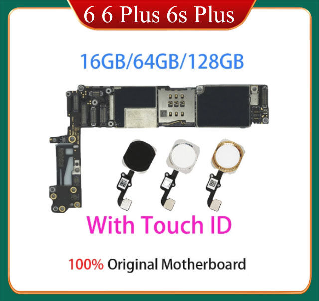 Original Unlocked Motherboard Factory Clean Free Icloud For Iphone