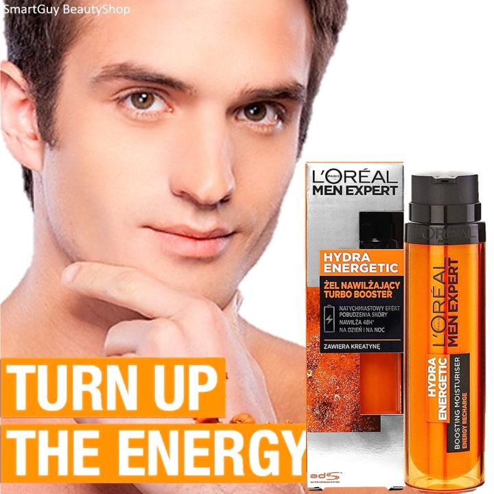 L Oréal Men Expert Hydra Energetic Turbo Boost Moisturiser 50ml มอยซเจ