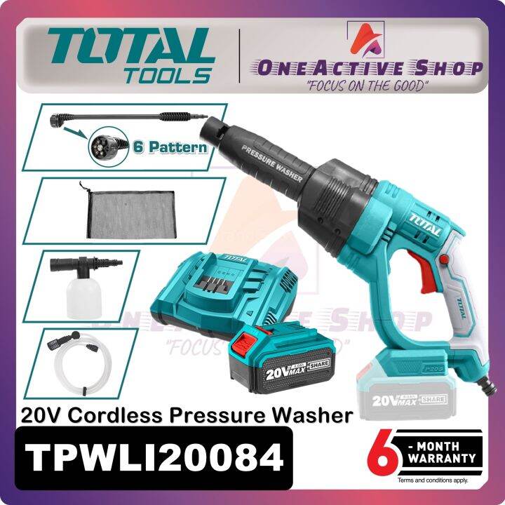 Total V Cordless Pressure Washer Tpwli Month Warranty