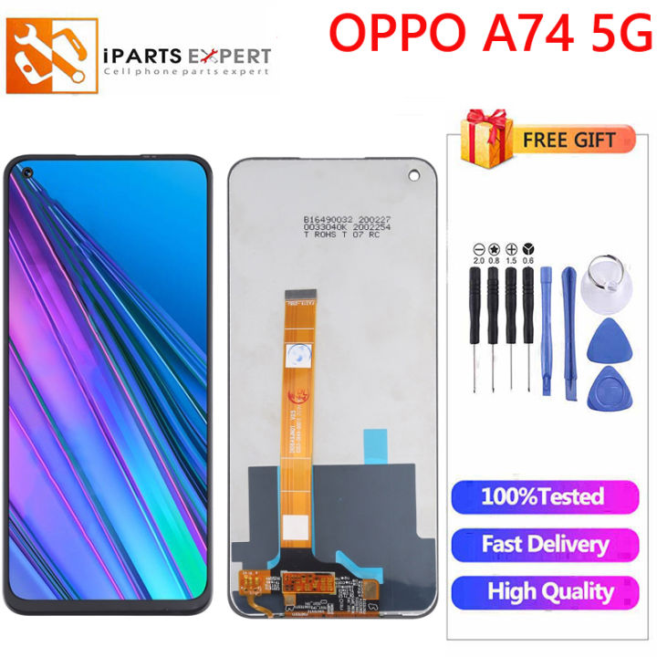 IPARTSEXPERT Original LCD AMOLED For OPPO A74 4G CHP2219 LCD OPPO A74