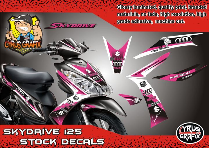 SKYDRIVE 125 STOCK DECAL STICKER Lazada PH