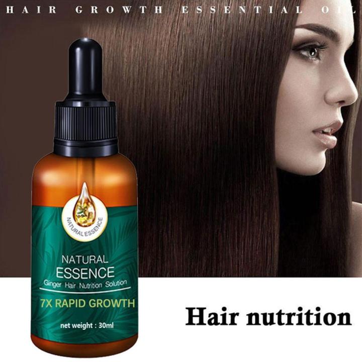 100 Natural Ginger Hair Serum Hair Grower Fast Long Hair Hair