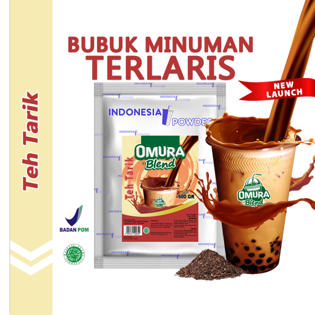 Omura Powder Bubuk Minuman Mix Gula Rasa Teh Tarik Instant Powder Drink