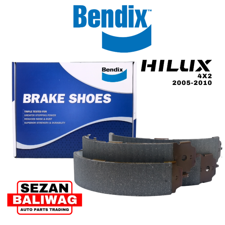 BENDIX BRAKE SHOE SET TOYOTA HILUX 4X2 2005 2010 DS2335 BS1768