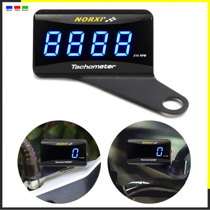 Koso Motorcycl Meter Rpm Digital Square LCD Display Engine Tachometer