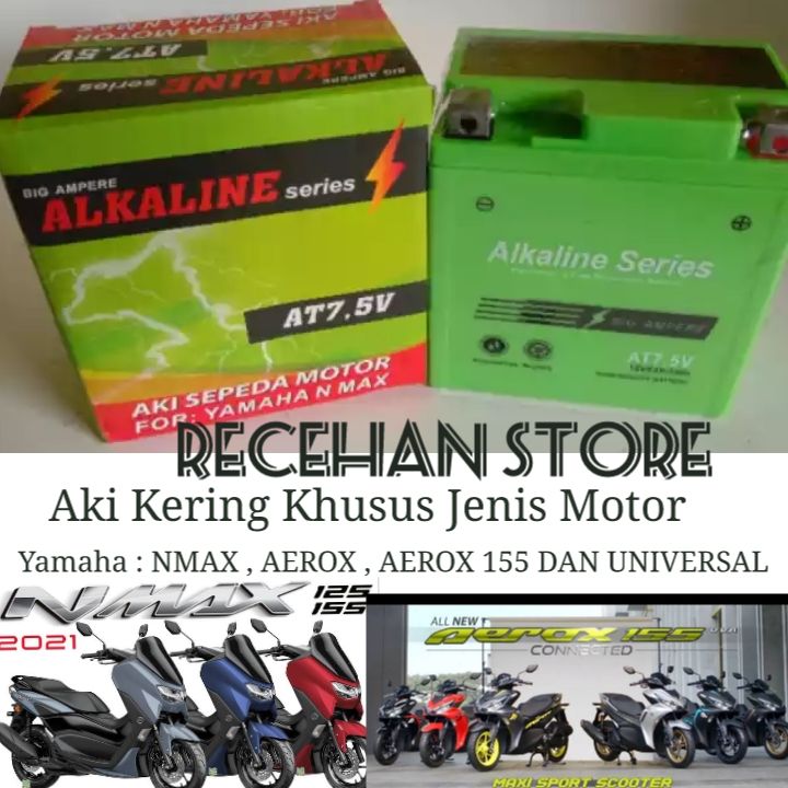 Aki Kering Merk Alkaline Accu Sepeda Motor Yamaha NMAX Lazada Indonesia