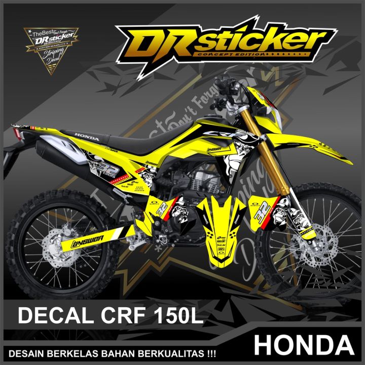 Decal Full Body CRF 150L New Desain Racing Full Body Decal CRF 150