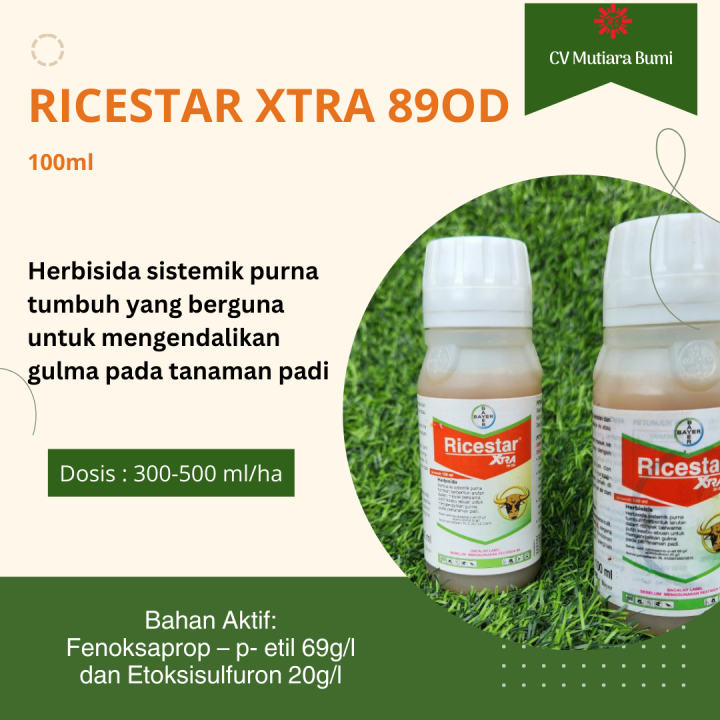 Herbisida Ricestar Xtra Od Ml Pengendali Teki Dan Gulma