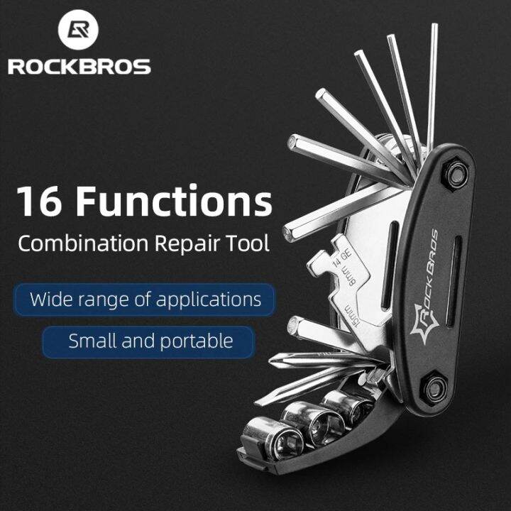 Rockbros In Multifunction Bicycle Repair Tools Kit Hex Spoke