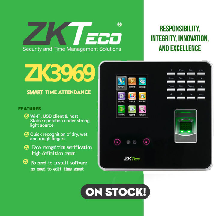 Zkteco Central Control Wisdom Biometric Face Recognition