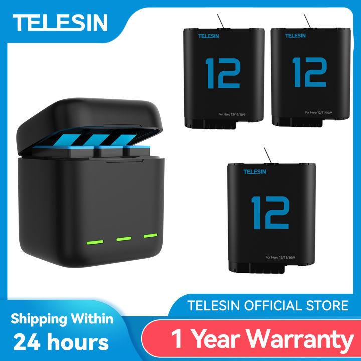 Telesin Battery For Gopro Hero Ways Led Light Battery