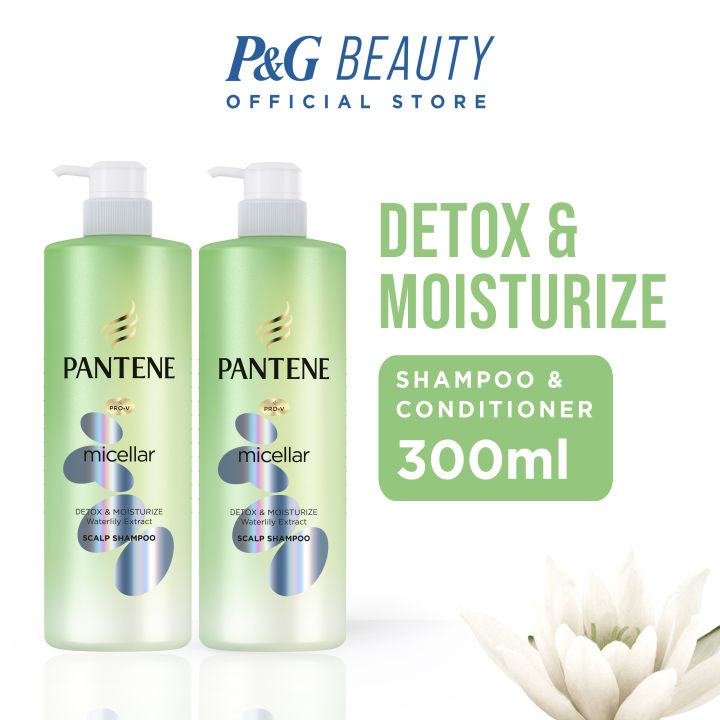 Pantene Micellar Detox Moisturizer Ml Shampoo Conditioner