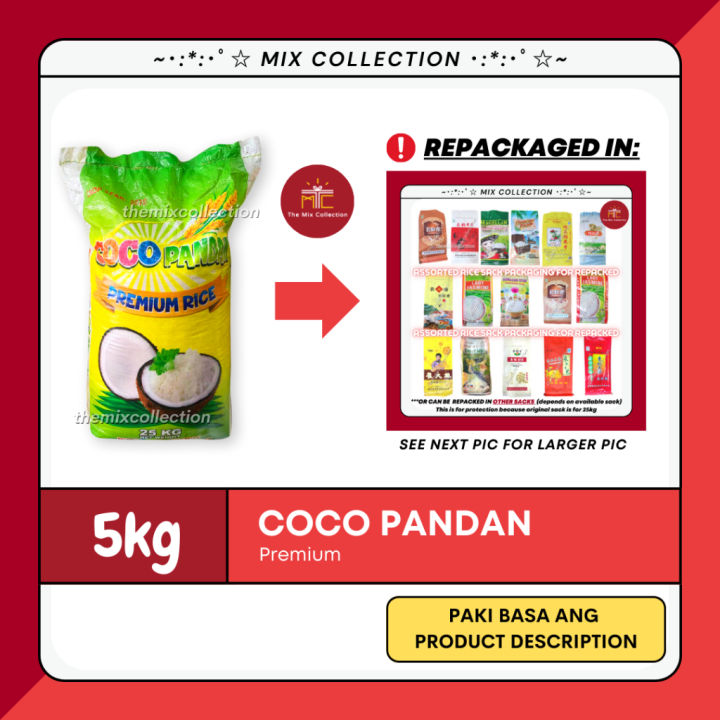 Coco Pandan Premium Rice Kg Repackaged Lazada Ph