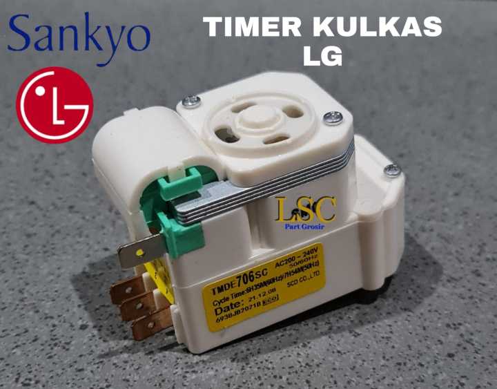 Timer Kulkas Tmde Sc Timer Kulkas Lg Pintu Sankyo Sanyo Defrost