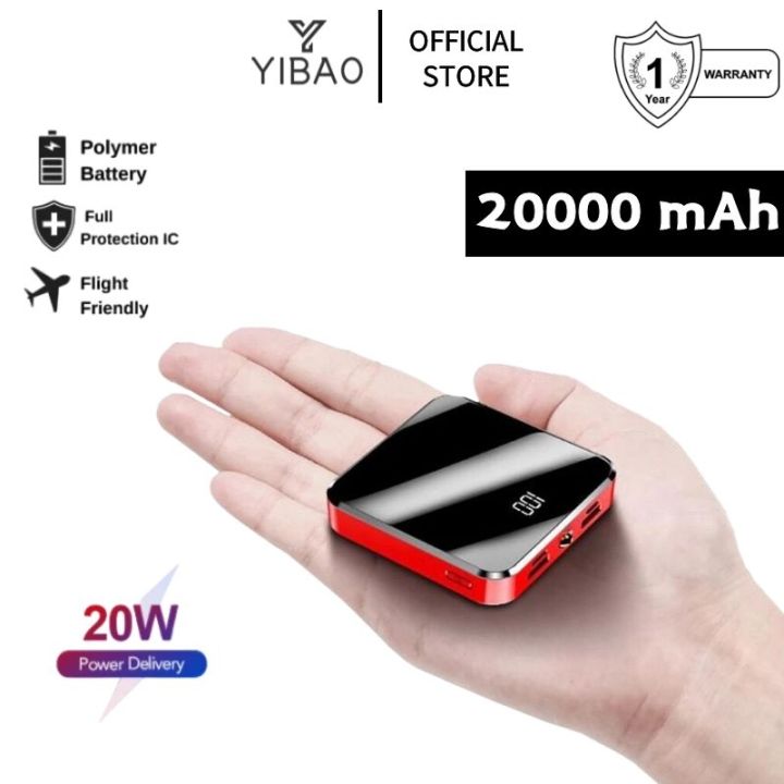 Yibao Power Bank Mah Mah Powerbank Dual Usb Output Input