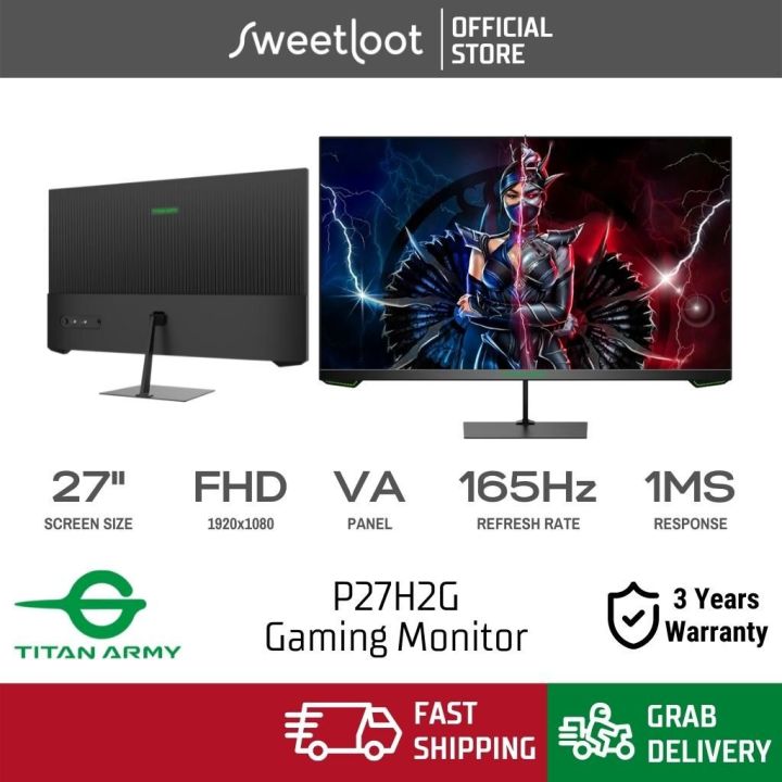 Titan Army P H G Hz Ms Fhd Va Gaming Monitor Lazada