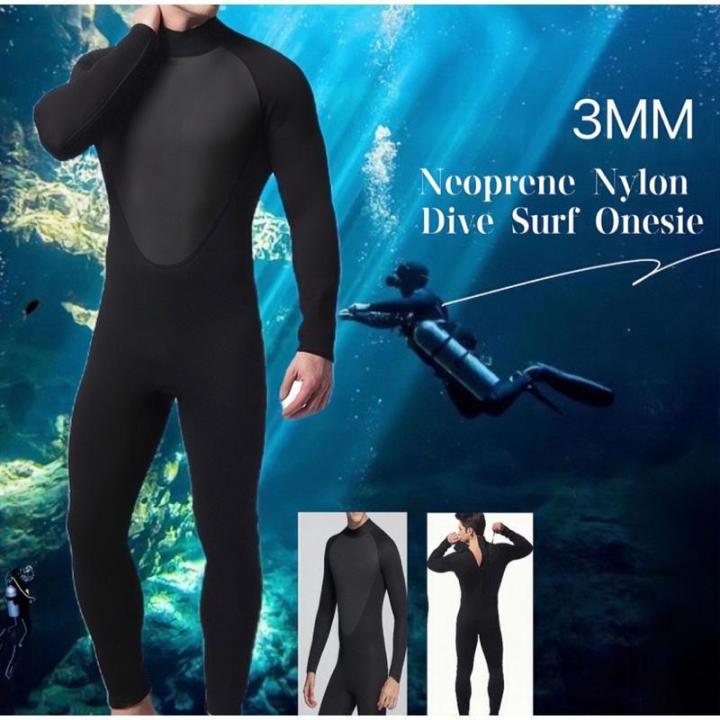 Neoprene Mens Full Body Leotard Wetsuit Mm Scuba Zipper Warm Full