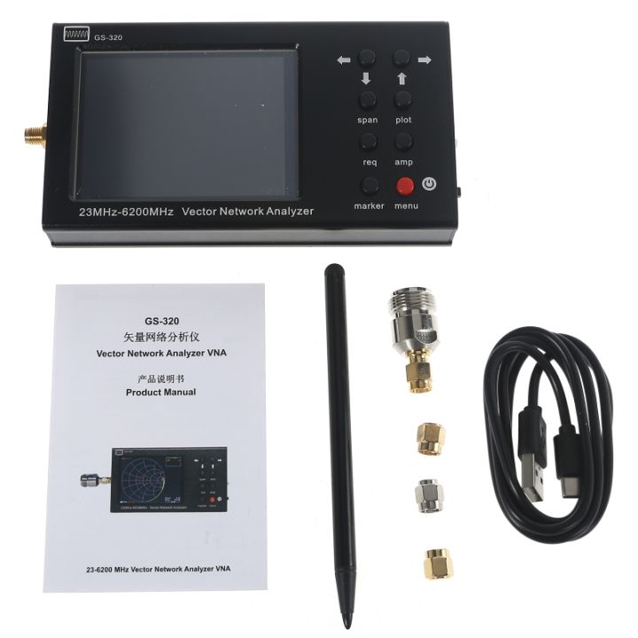 Gs Portable Vna G Vector Network Analyzer Reflectometer Mhz