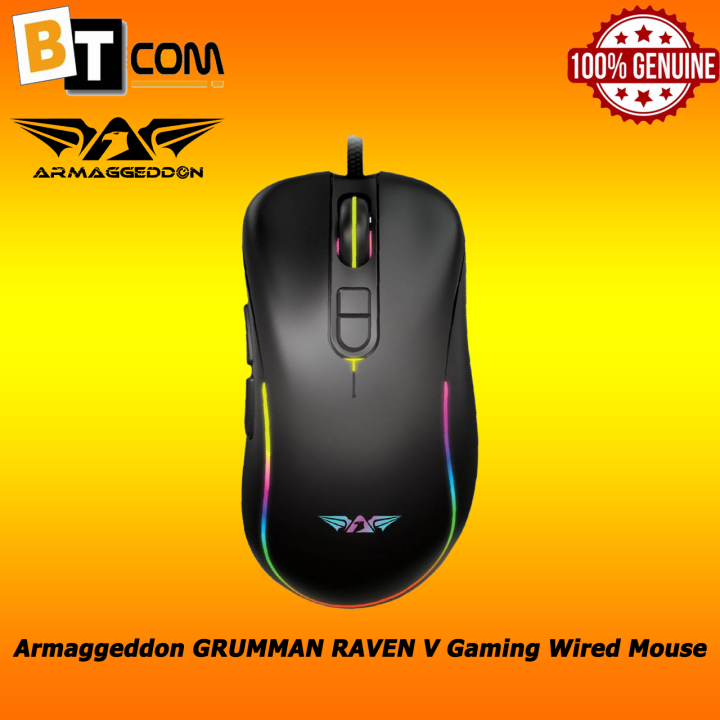 Armaggeddon GRUMMAN RAVEN V Gaming Wired Mouse Lazada